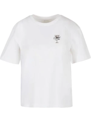 Obrázek produktu Miss Tee Tričko 'Espresso Chic'  šedobéžová / černá / bílá