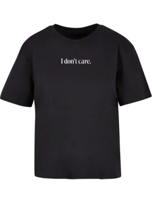 Obrázek produktu Miss Tee Tričko 'I Don´t Care'  černá / bílá