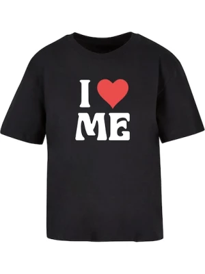 Obrázek produktu Miss Tee Tričko 'I Love Me'  krvavě červená / černá / bílá
