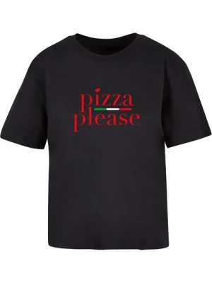 Obrázek produktu Miss Tee Tričko 'Pizza Please'  zelená / červená / černá / bílá