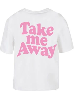 Obrázek produktu Miss Tee Tričko 'Take Me Away'  růžová / bílá