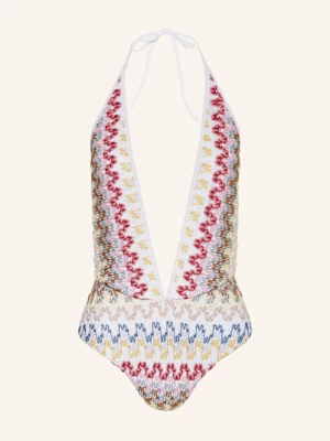 Obrázek produktu Missoni Neckholder Plavky S Třpytivou Přízí bílá / žlutá / fuchsiová