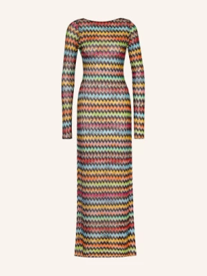 Obrázek produktu Missoni Plážové Šaty S Třpytivou Přízí černá / červená / světle zelená