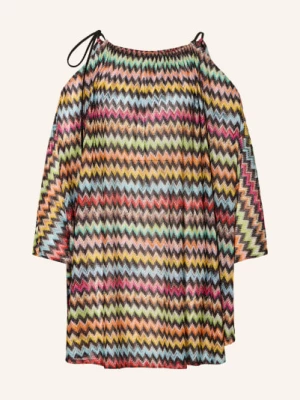 Obrázek produktu Missoni Plážové Šaty S Třpytivou Přízí černá / oranžová / světle zelená