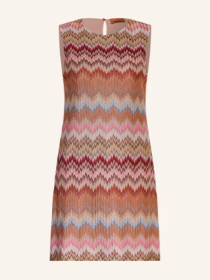 Obrázek produktu Missoni Pletené Šaty koňaková / růžová / tmavě červená