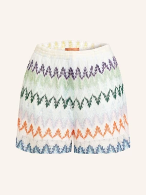 Obrázek produktu Missoni Pletené Šortky S Třpytivou Přízí tmavě modrá / oranžová / světle zelená