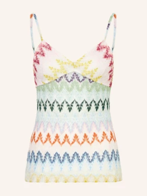 Obrázek produktu Missoni Pletený Top S Třpytivou Přízí bílá / světle růžová / světle zelená