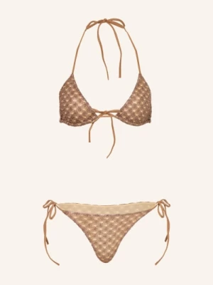 Obrázek produktu Missoni Trojúhelníkové Bikiny S Třpytivou Nití hnědá