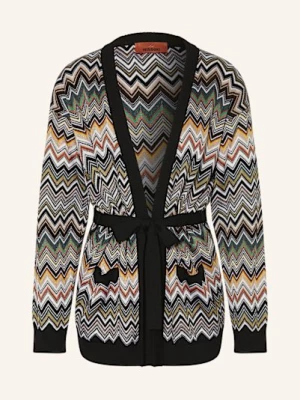 Obrázek produktu Missoni Úpletový Kardigan bílá / černá / žlutá