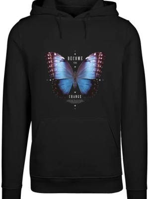 Obrázek produktu Mister Tee Mikina 'Become The Change'  azurová / ostružinová / černá / bílá