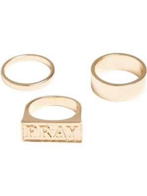 Obrázek produktu Mister Tee Prsten 'Pray'  zlatá