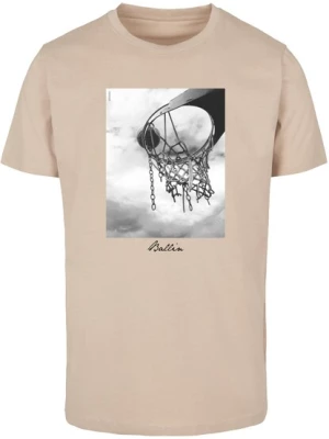 Obrázek produktu Mister Tee Tričko 'Ballin 2.0'  béžová / šedá / černá