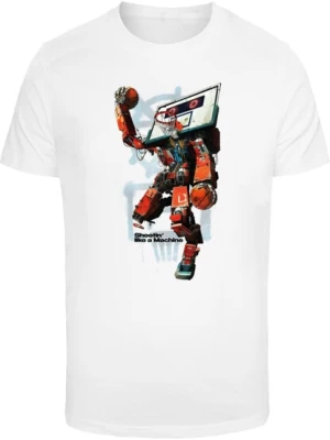 Obrázek produktu Mister Tee Tričko 'Bball Robot'  modrá / červená třešeň / černá / bílá