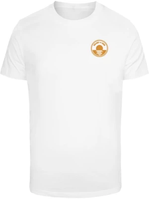 Obrázek produktu Mister Tee Tričko 'Beach Paradise'  šafrán / petrolejová / karmínově červené / bílá