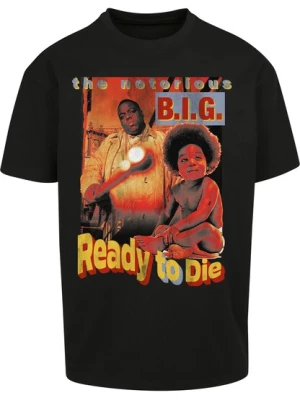 Obrázek produktu Mister Tee Tričko 'Biggie Ready To Die'  chladná modrá / hnědá / žlutá / červená / černá
