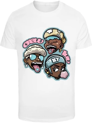 Obrázek produktu Mister Tee Tričko 'Crew Luv'  světlemodrá / hnědá / starorůžová / bílá
