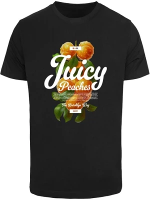 Obrázek produktu Mister Tee Tričko 'Delicious Peaches'  tmavě zelená / tmavě oranžová / černá / bílá