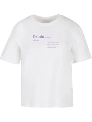 Obrázek produktu Mister Tee Tričko 'Delulu Definition'  fialová / offwhite