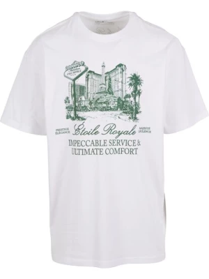 Obrázek produktu Mister Tee Tričko 'Etoile Royale'  tmavě zelená / bílá