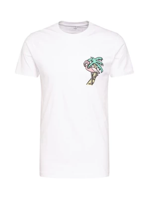 Obrázek produktu Mister Tee Tričko 'Flamingo'  světle žlutá / světle zelená / světle růžová / bílá