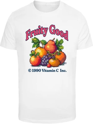 Obrázek produktu Mister Tee Tričko 'Fruity Good'  olivová / oranžová / pink / černá / bílá
