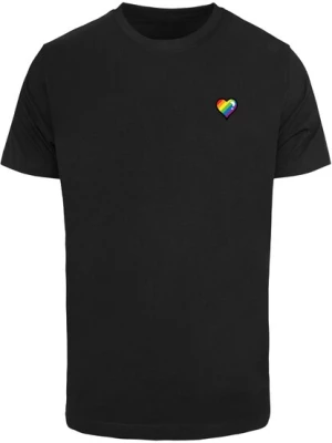 Obrázek produktu Mister Tee Tričko 'Glossy Heart Pride'  modrá / fialová / korálová / černá