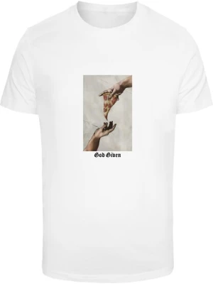 Obrázek produktu Mister Tee Tričko 'God Given Pizza'  režná / červená / bílá