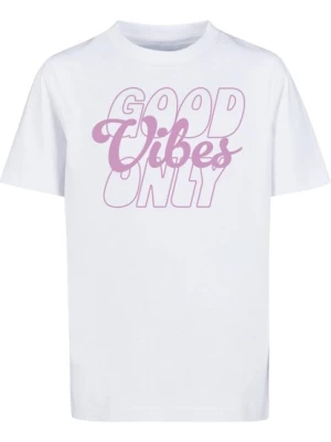 Obrázek produktu Mister Tee Tričko 'Good Vibes Only'  eosin / bílá