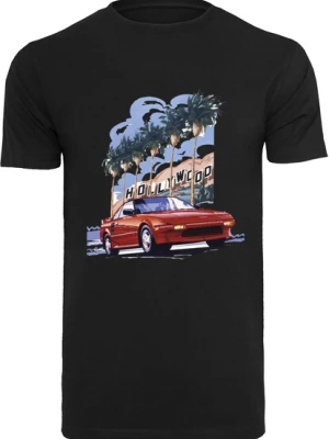 Obrázek produktu Mister Tee Tričko 'Hollywood Car'  chladná modrá / ohnivá červená / černá / bílá