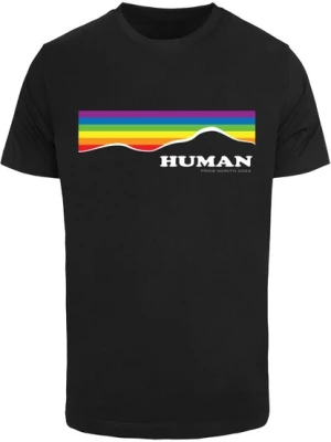 Obrázek produktu Mister Tee Tričko 'Human Pride'  žlutá / tmavě fialová / ohnivá červená / černá
