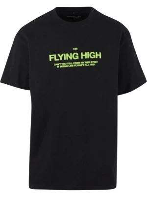 Obrázek produktu Mister Tee Tričko 'I am flying'  zelená / černá