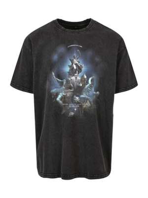 Obrázek produktu Mister Tee Tričko  kouřově modrá / černá / bílá