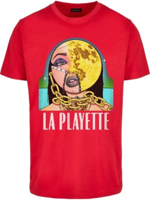 Obrázek produktu Mister Tee Tričko 'La Playette'  žlutá / světle zelená / ohnivá červená / bílá