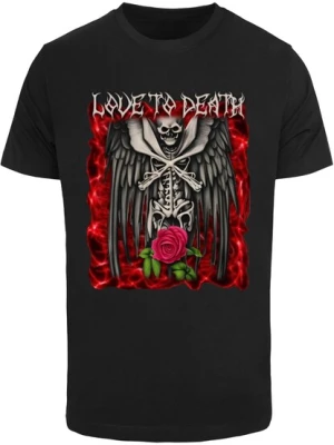 Obrázek produktu Mister Tee Tričko 'Love To Death'  světle šedá / světle zelená / melounová / černá