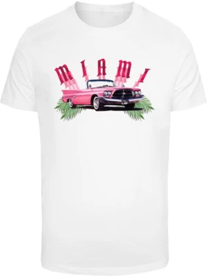 Obrázek produktu Mister Tee Tričko 'Miami Car'  zelená / rubínově červená / černá / bílá