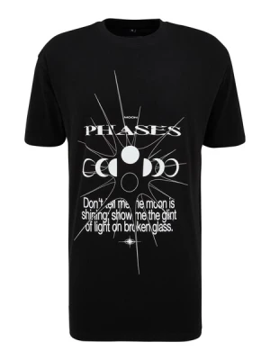 Obrázek produktu Mister Tee Tričko 'Moon Phases'  černá / bílá