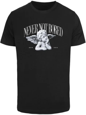 Obrázek produktu Mister Tee Tričko 'Never Not Bored'  černá / bílá