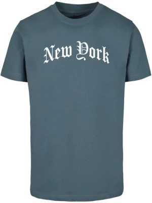 Obrázek produktu Mister Tee Tričko 'New York'  kouřově modrá / bílá