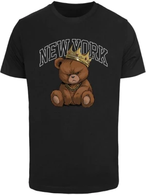 Obrázek produktu Mister Tee Tričko 'NY Crowned Bear'  hnědá / černá / bílá