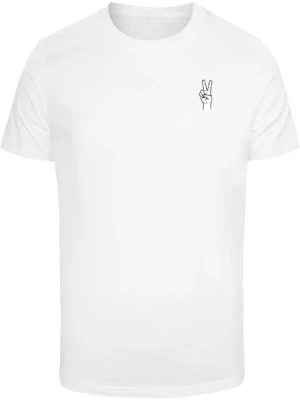 Obrázek produktu Mister Tee Tričko 'Peace Hand'  černá / bílá