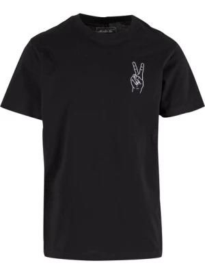 Obrázek produktu Mister Tee Tričko 'Peace Sign'  černá / bílá