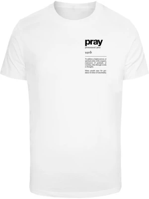 Obrázek produktu Mister Tee Tričko 'Pray Definition'  černá / bílá