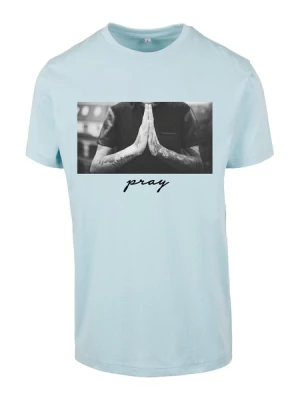 Obrázek produktu Mister Tee Tričko 'Pray'  kouřově modrá / šedá / grafitová / světle šedá