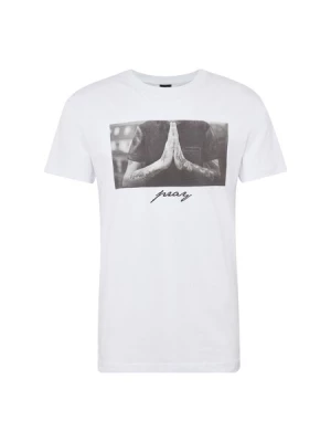 Obrázek produktu Mister Tee Tričko 'Pray'  šedá / bílá