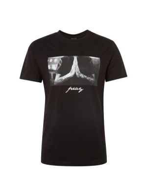 Obrázek produktu Mister Tee Tričko 'Pray'  šedá / černá