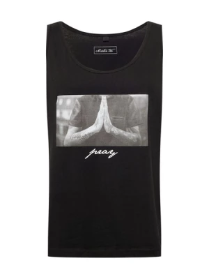 Obrázek produktu Mister Tee Tričko 'Pray'  šedá / černá / bílá