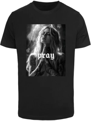 Obrázek produktu Mister Tee Tričko 'Praying Girl'  šedá / tmavě šedá / černá / bílá