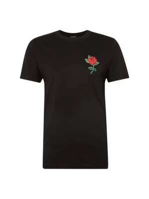 Obrázek produktu Mister Tee Tričko 'Rose'  zelená / ohnivá červená / černá