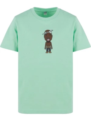 Obrázek produktu Mister Tee Tričko 'Sketch'  hnědá / šedá / mátová / bílá