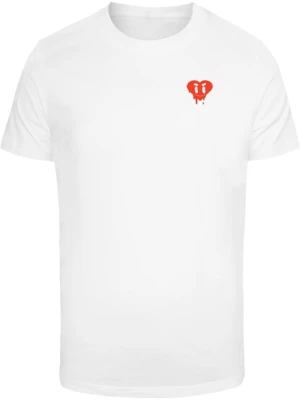 Obrázek produktu Mister Tee Tričko 'Smiley Drip'  červená / bílá